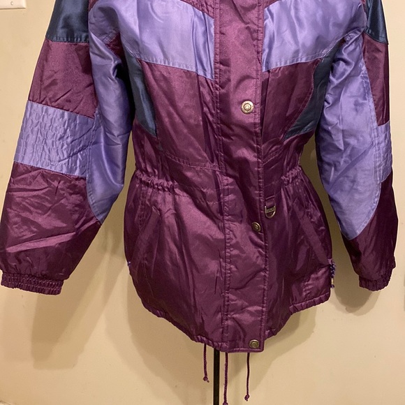 Vintage Etirel Snowmobile Two Pieces Snowsuit lady’s size 10 - Picture 5 of 16